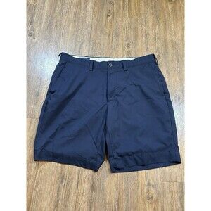 Polo Ralph Lauren Performance Golf Shorts Mens 34 Navy Blue Polyester Excellent